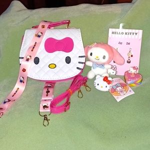 SANRIO New Charming Hello Kitty Purse and collectibles